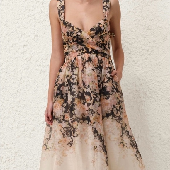 Zimmermann Floral Midi Dress - Picture 4 of 9